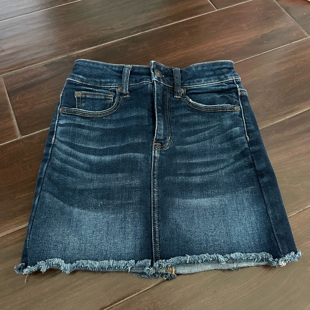 Denim Mini Skirt